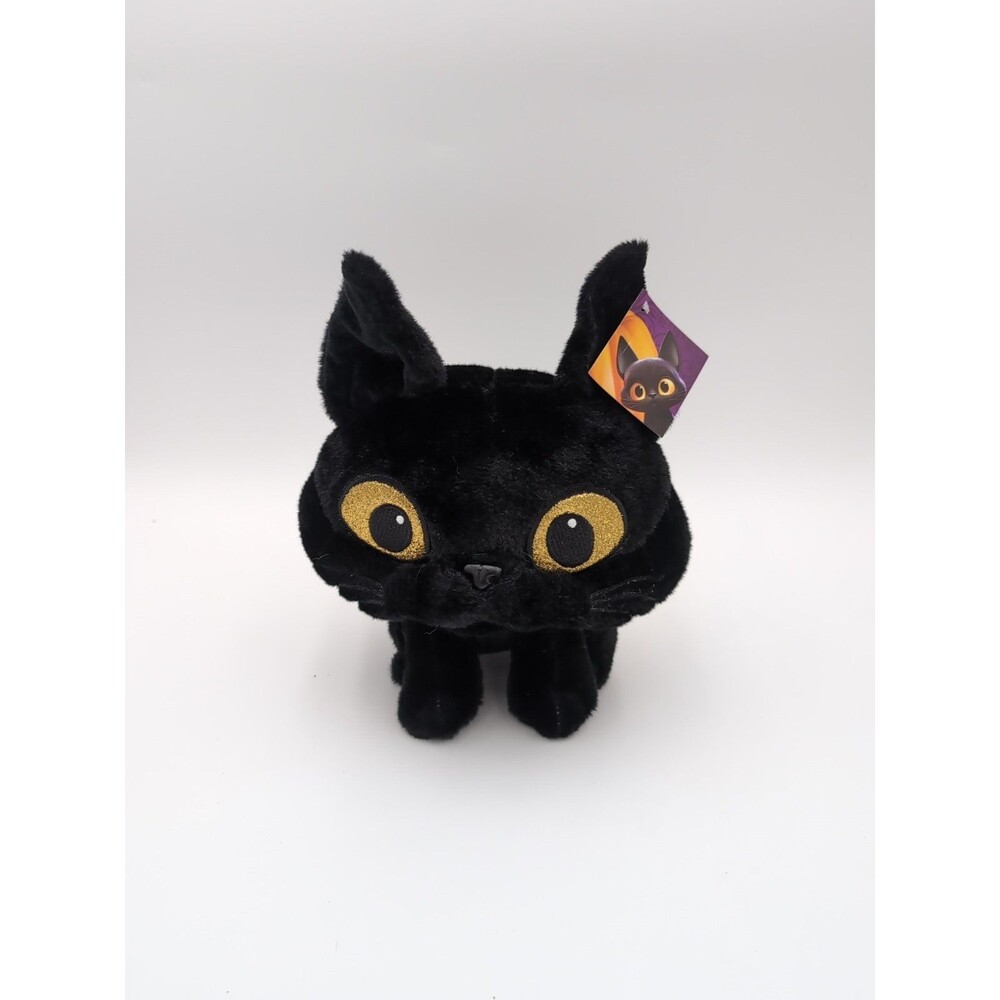 Hug & Luv Edgar Allan the Cat Plush Black Cat Stuffed Animal Far East Brokers